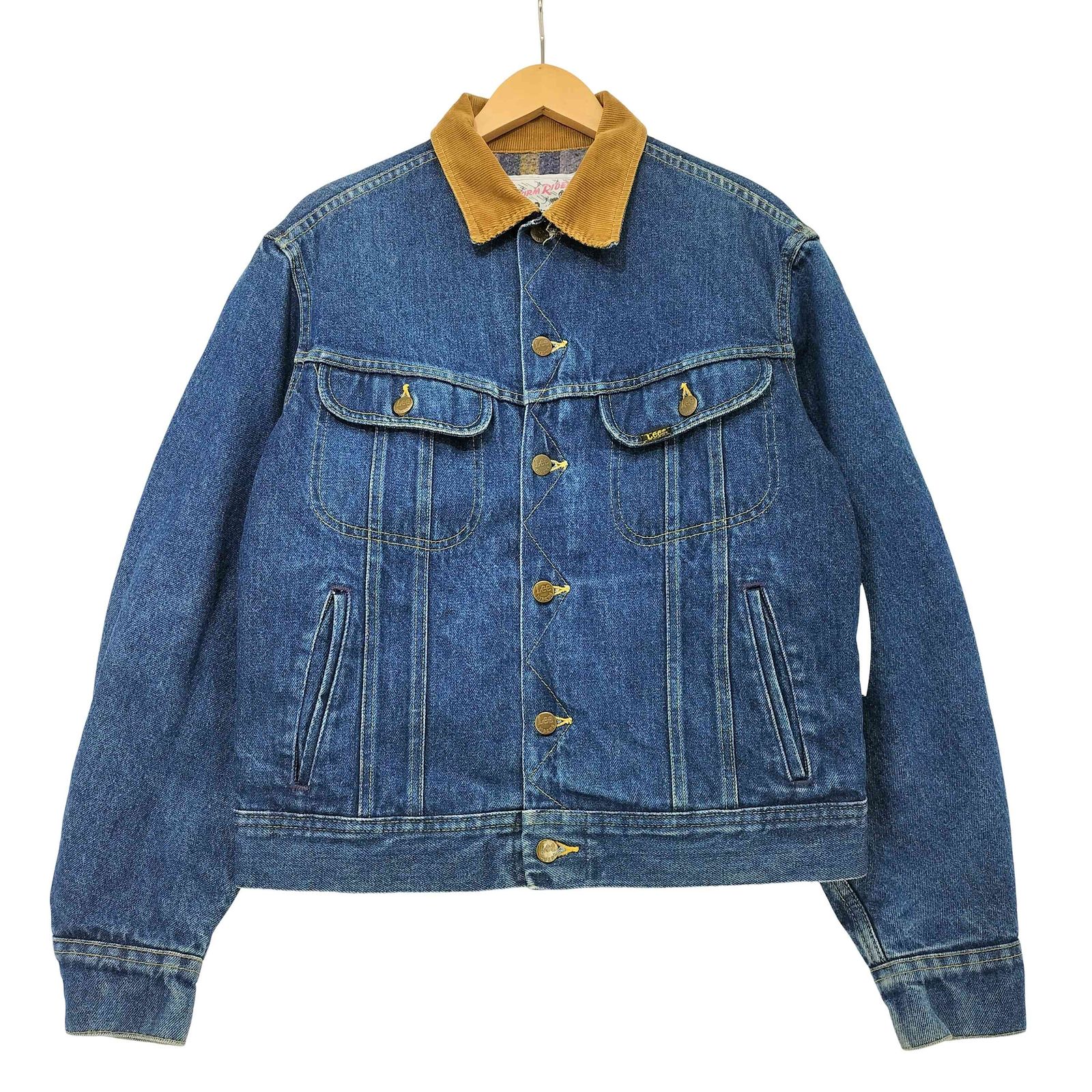 リー Lee 70-80s USA製 STORM RIDER ストームライダー 縦縞