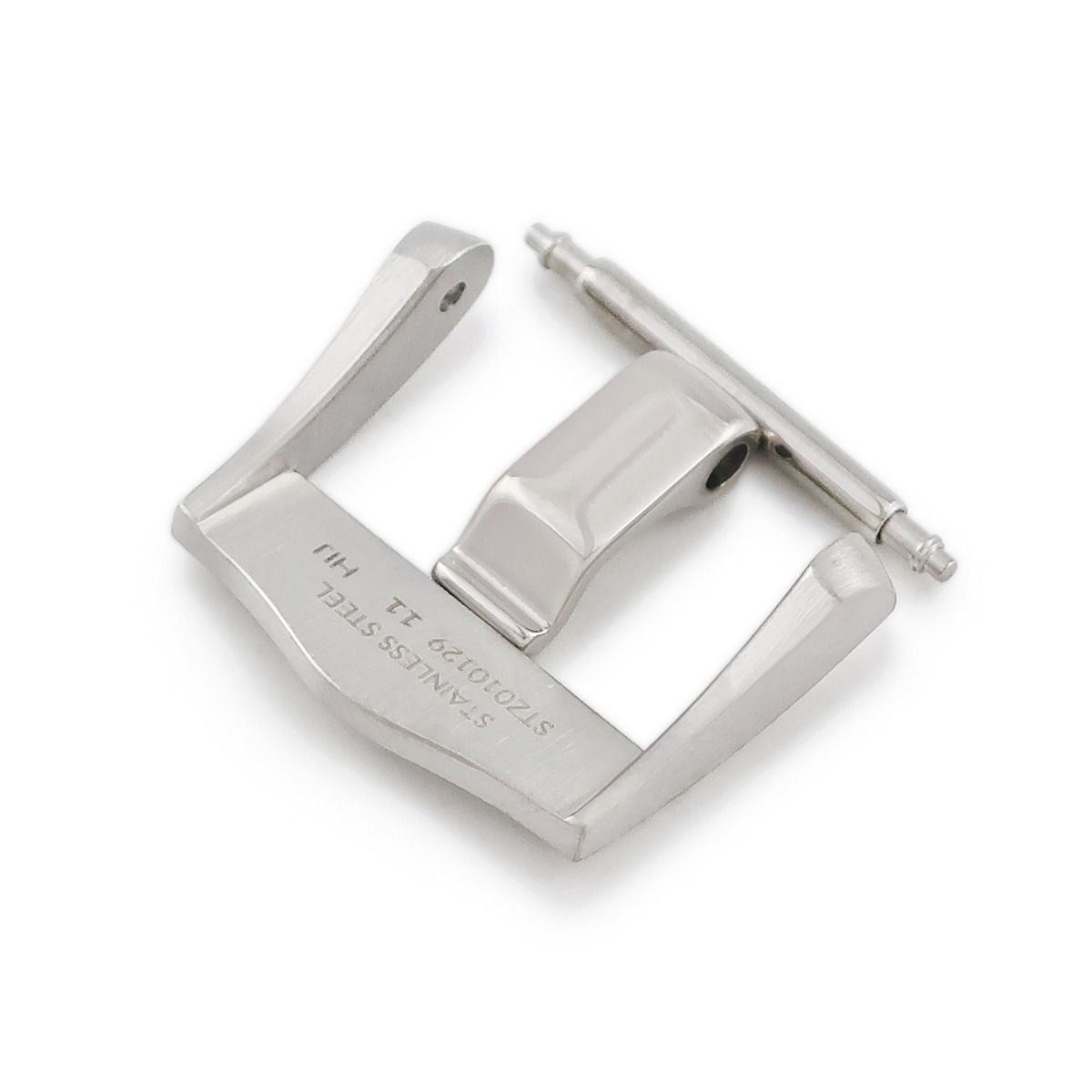 オメガ OMEGA 純正レザーベルト バックル　尾錠　シルバー　19-16 オメガ OMEGA 腕時計パーツ 純正 ステンレススチール シルバー 新品未