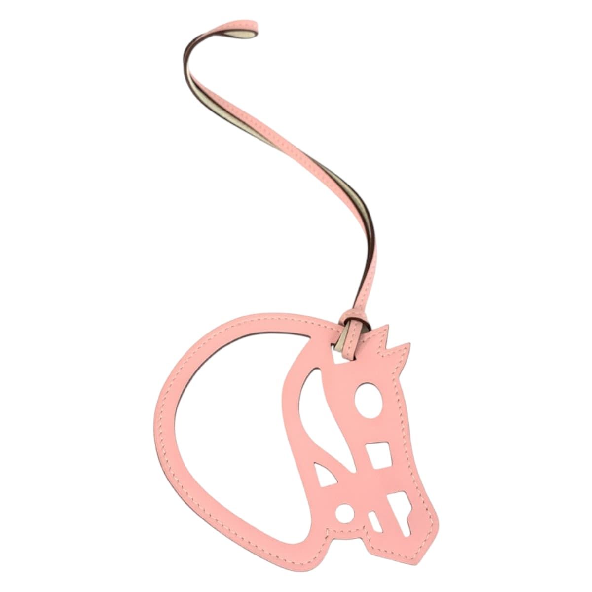 美品 HERMES エルメス パドック シュヴァル ローズサクラ ホワイト