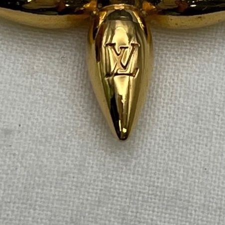 ▽LOUIS VUITTON ルイヴィトン ピアス/ルイゼットメタルゴールド 片耳