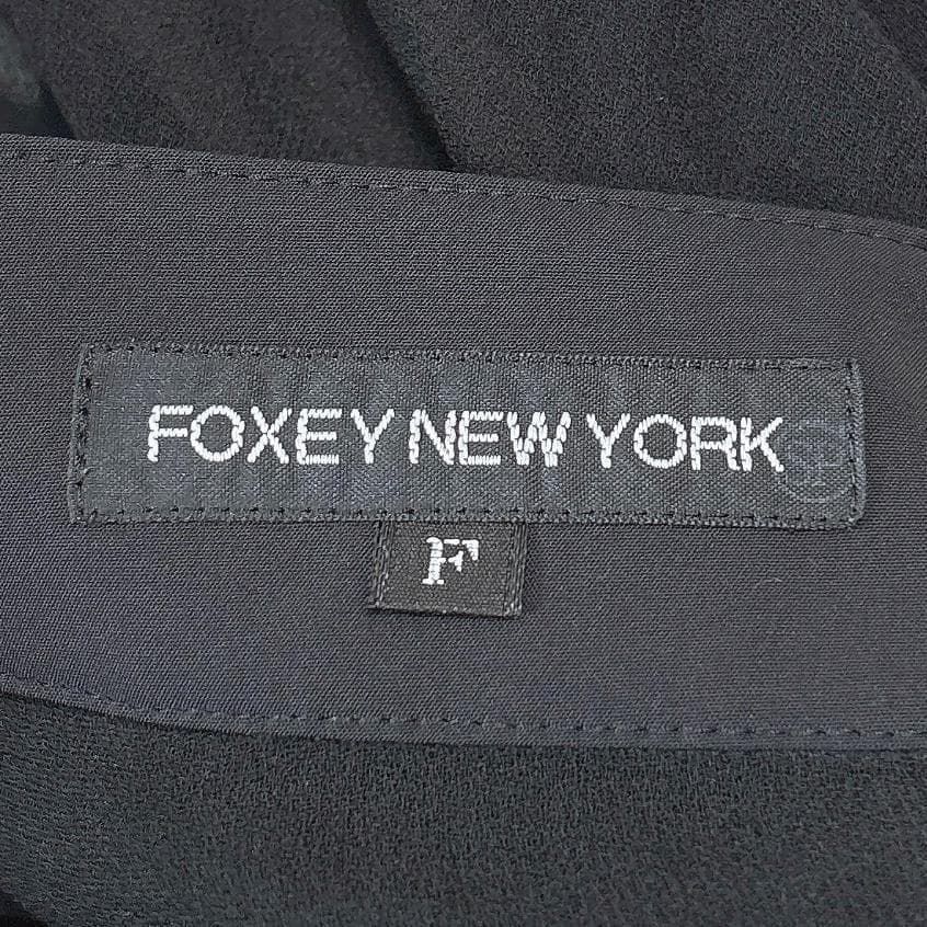 美品】FOXEY NEW YORK 長袖ブラウスシアー プルオーバー F 無地 - メルカリ