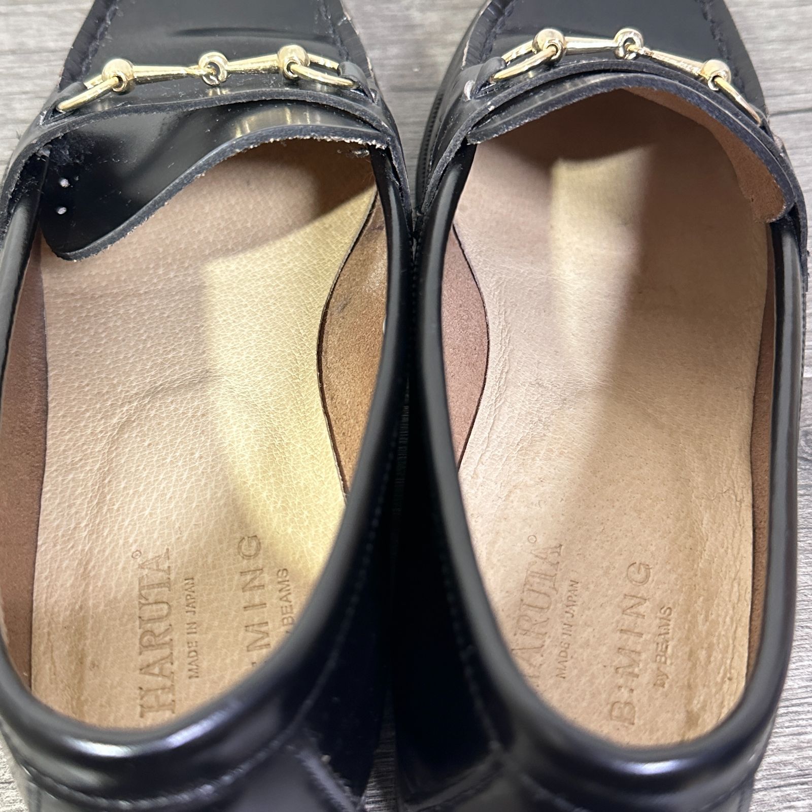 B:MING by BEAMS 別注 HARUTA ビットローファー 本革 日本製 24.5cm 2E