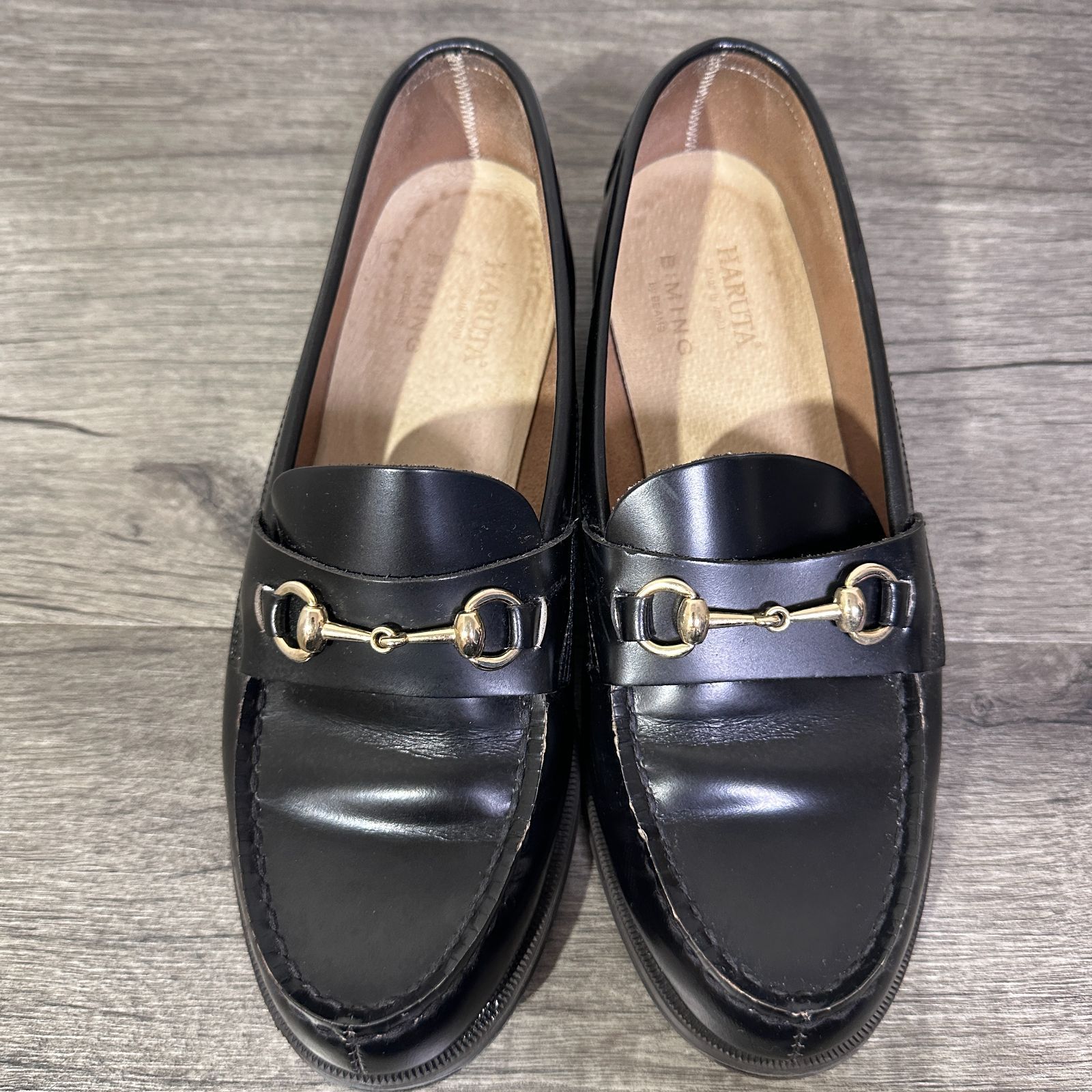 B:MING by BEAMS 別注 HARUTA ビットローファー 本革 日本製 24.5cm 2E