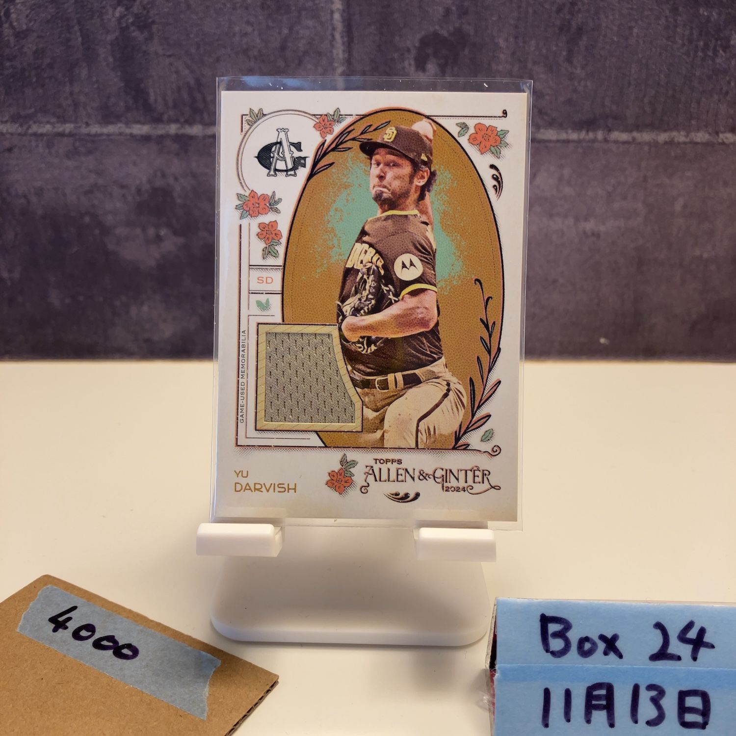 【希少】ダルビッシュ　試合実使用ジャージカード　2023 topps 213【ダルビッシュ有/パドレス】2024 MLB TOPPS NOW [2024.5.19] 日米