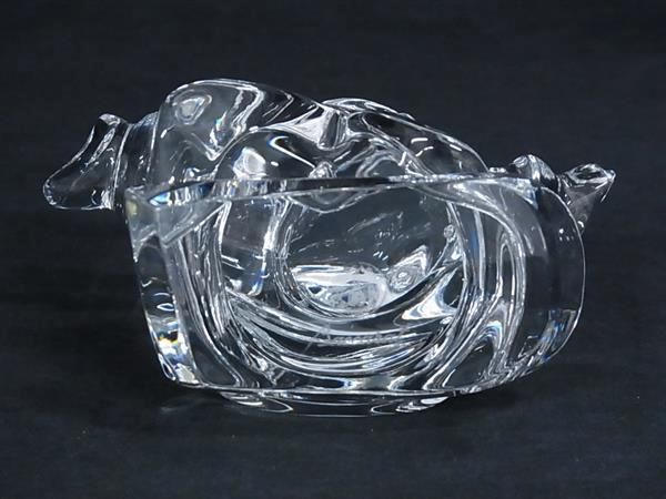 □新品同様□ Baccarat バカラ 2002年 サンタクロース スケート