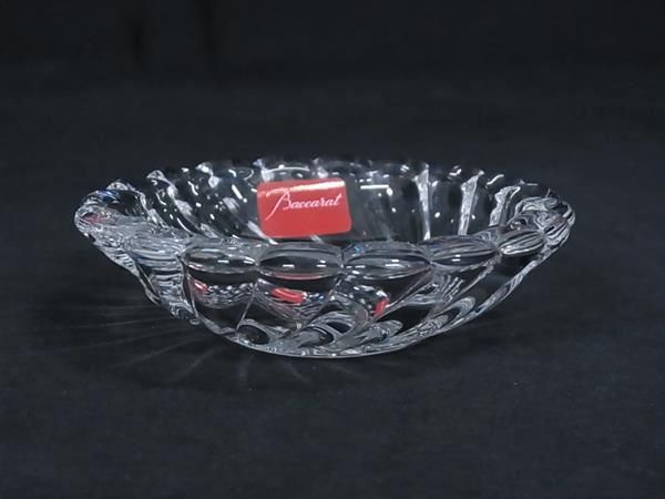 □新品□未使用□ Baccarat バカラ ボリュート クリスタルガラス 灰皿
