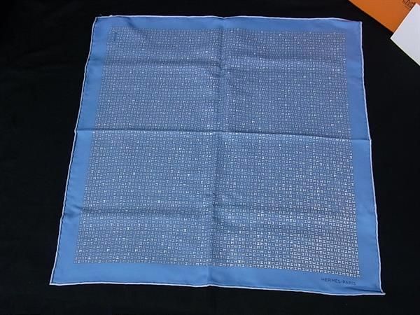 HERMES シルクハンカチ 青 ベージュ 楽天市場】☆ラッピング無料☆ エルメス HERMES ハンカチーフ ハンカチ