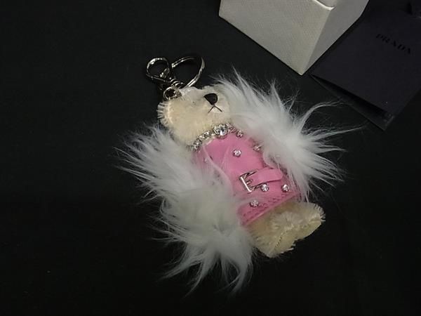 □新品□未使用□PRADA プラダ テディベア クマ ラインストーン