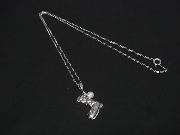 MIKIMOTO アコヤ真珠　ネックレス　シルバー　御木本 MIKIMOTO（ミキモト） ネックレス シルバー/アコヤ真珠 パール