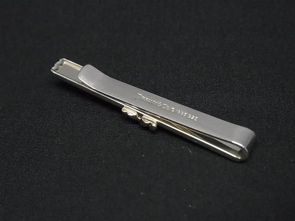 極美品✨️　ティファニー　ネクタイピン　シグネチャー　925 □極美品□ TIFFANY＆Co ティファニー シグネチャー SV925 ネクタイ