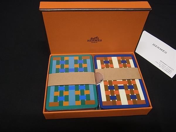 □新品同様□ HERMES エルメス Hティサージュ ポーカーカード トランプ