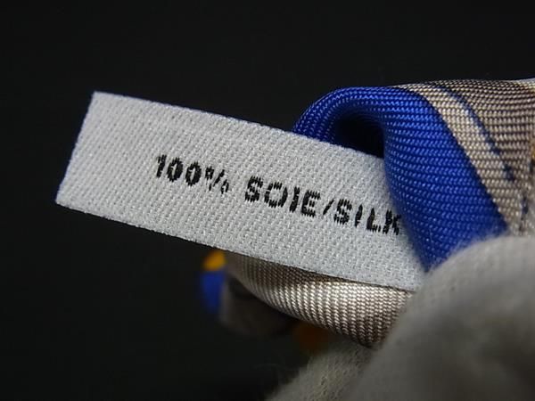 □極美品□ HERMES エルメス シュシュ ベッラ シルク100％ ヘアゴム