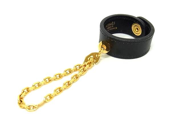 □極美品□ HERMES エルメス レザー グローブホルダー 手袋ホルダー