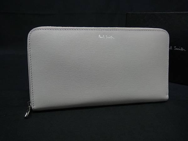 折り財布 □新品同様□ Paul Smith ポールスミス レザー ラウンド 