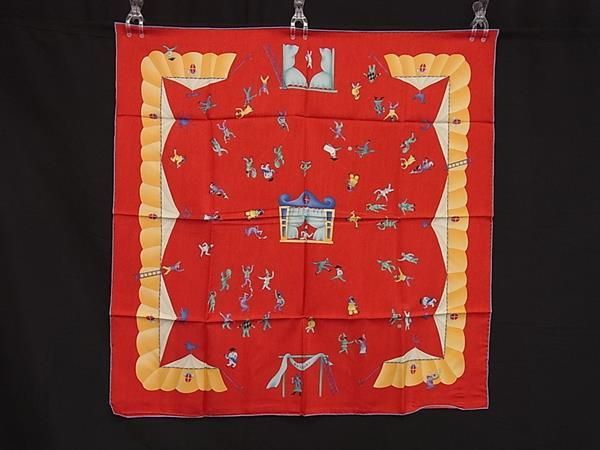 □新品□未使用□ BVLGARI ブルガリ シルク100% ピエロ サーカス 大判