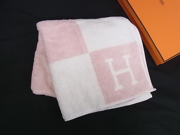 【HERMES】 エルメス　タオル　ベビー用コレクション　新品　未使用 □新品□未使用□ HERMES エルメス アヴァロン コットン100％ ベビー
