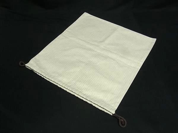 □極美品□ HERMES エルメス 約37×約44cm キャンバス ヘリンボーン