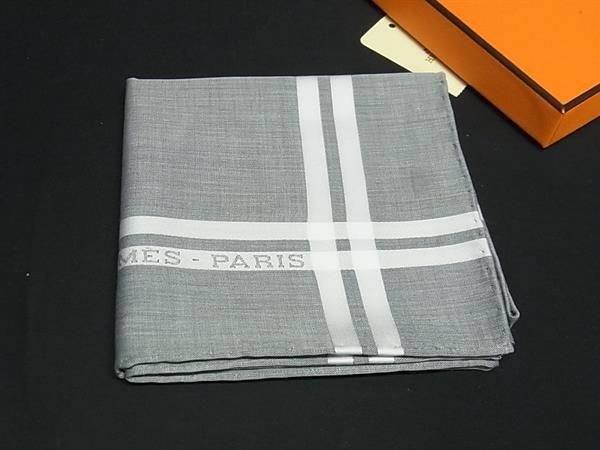 □新品□未使用□ HERMES エルメス コットン100％ ハンカチ
