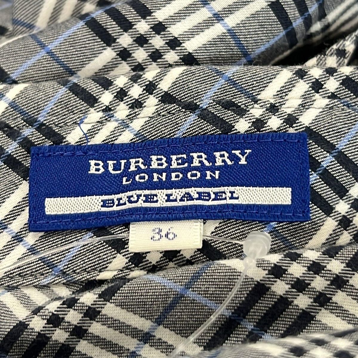 バーバリーブルーレーベル 半袖シャツブラウス サイズ36 S レディース