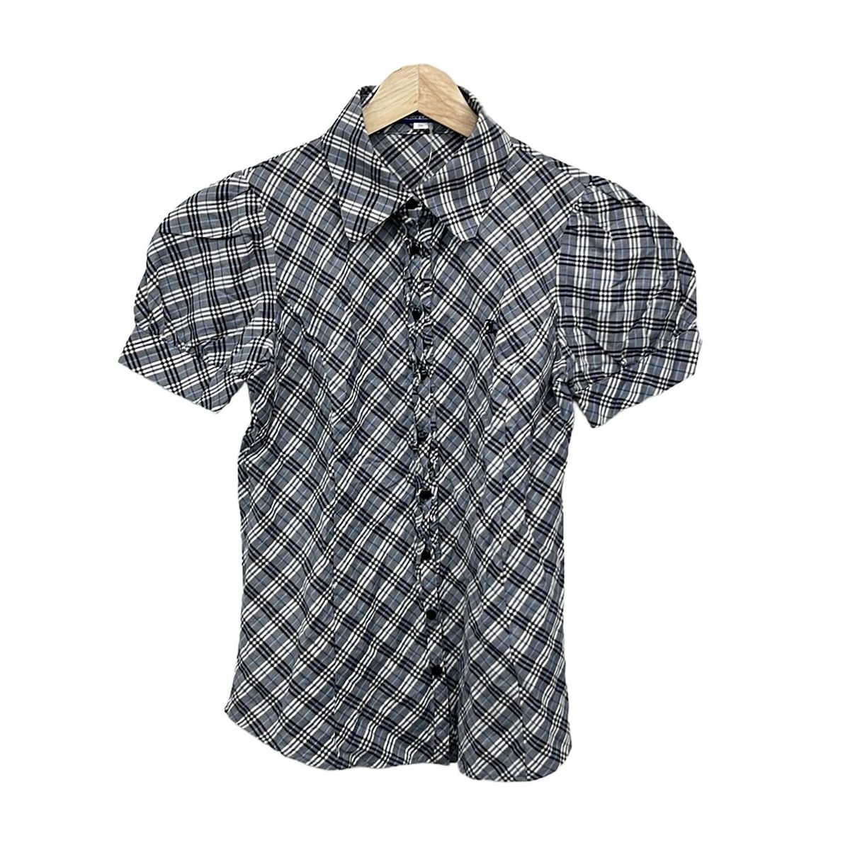 バーバリーブルーレーベル 半袖シャツブラウス サイズ36 S レディース