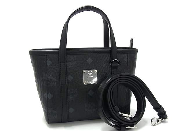 □新品同様□ MCM エムシーエム モノグラム ヴィセトス柄 レザー 2WAY