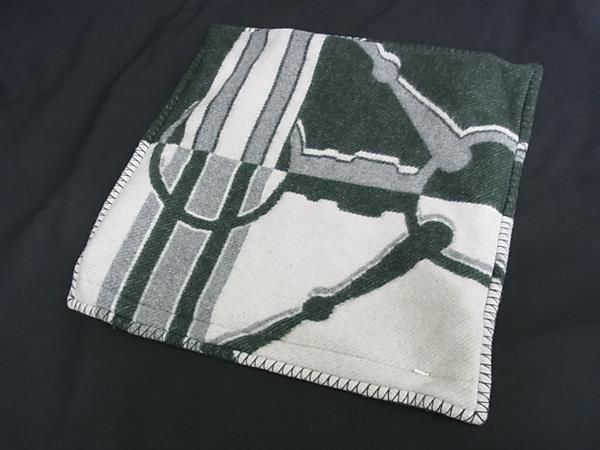 □新品同様□ HERMES エルメス タッタソール ウール×カシミヤ