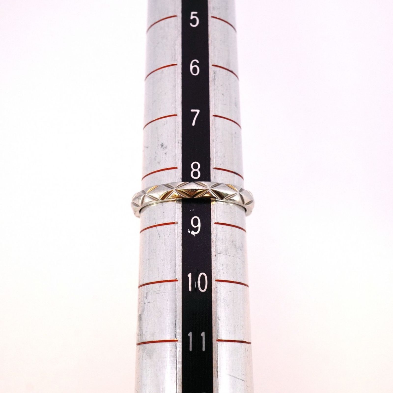 シャネル(Chanel) シャネル リング マトラッセ Pt950 プラチナ ＃49