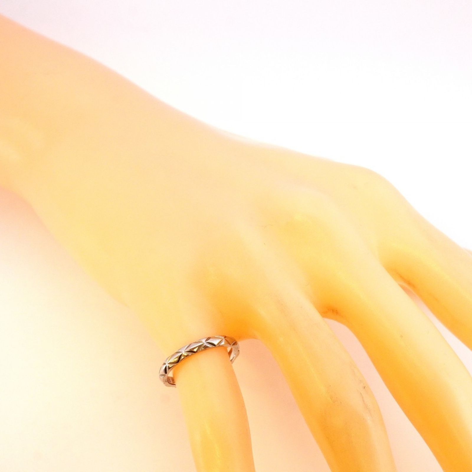 シャネル(Chanel) シャネル リング マトラッセ Pt950 プラチナ ＃49