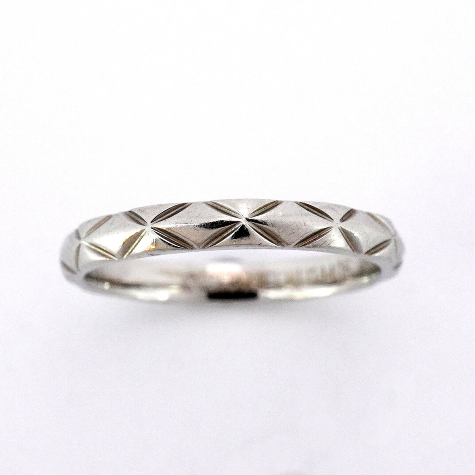 シャネル(Chanel) シャネル リング マトラッセ Pt950 プラチナ ＃49