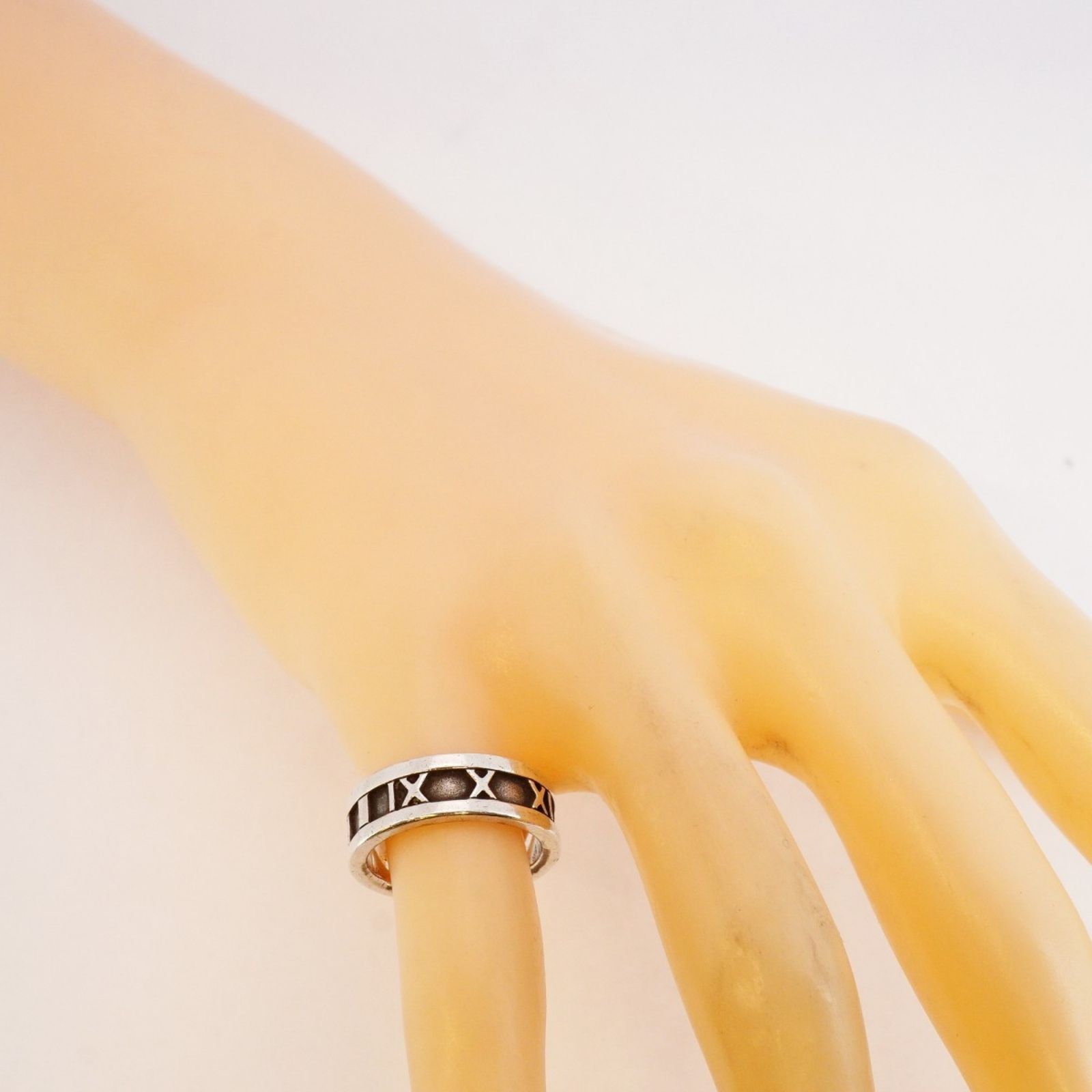 【希少】Tiffany アトラスオープンリング 925 スターリングシルバー Tiffany Atlas 新品同様 ティファニー アトラス オープン リング 指輪