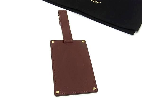 □極美品□ Cartier カルティエ マストライン 2Cロゴ レザー