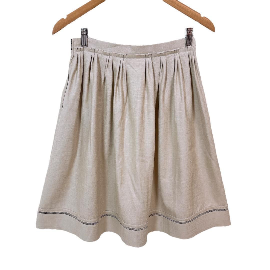 FOXEY 膝丈フレアスカート　40 美品】FOXEY NEW YORK 膝丈フレアスカート ウエストシャギー 40 - メルカリ