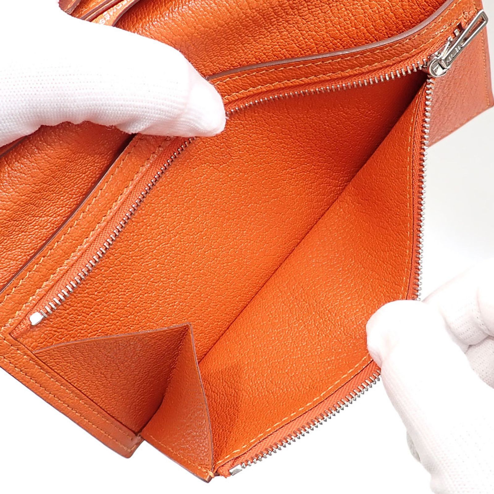 エルメス(Hermes) エルメス ベアンスフレ ラウンド 長財布 レディース