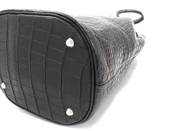 新品 35.2万 Cisei×山本製鞄 マットクロコダイル 巾着バッグ 新品 35.2