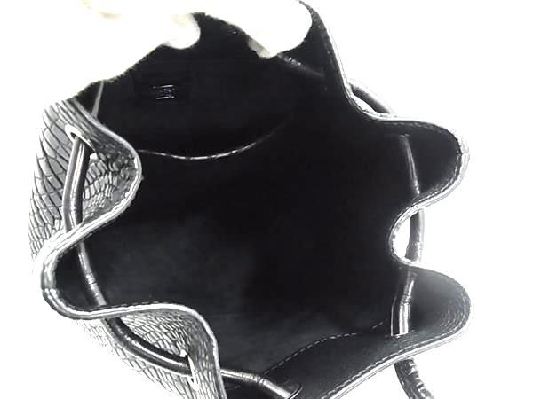 新品 35.2万 Cisei×山本製鞄 マットクロコダイル 巾着バッグ 新品 35.2