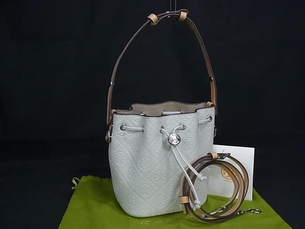 □新品□未使用□TORY BURCH トリーバーチ Tモノグラム ペブル ミニ  
