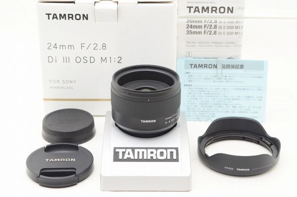 ☆極上美品☆ TAMRON タムロン 24mm F2.8 Di III OSD M1:2 F051 元箱