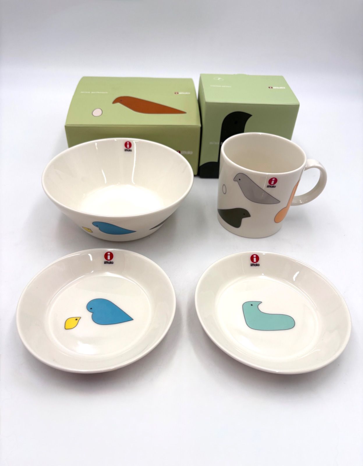 未使用保管品 iittala イッタラ ミナ ペルホネン バード 15cm ボウル
