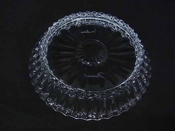 未使用　Baccarat バカラ ミルニュイ クリスタルガラス 　13cm灰皿 □新品同様□ Baccarat バカラ ミルニュイ クリスタルガラス 灰皿