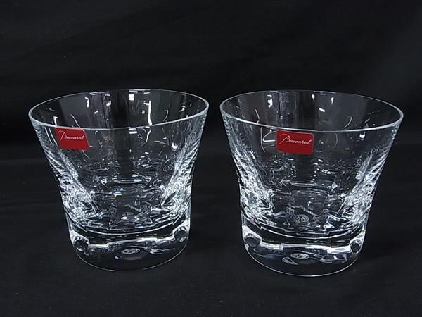 Baccarat バカラ ベルーガ クリスタルガラス ロックグラス コップ 食器 テーブルウェア ペア 2客セット クリア BR 1543