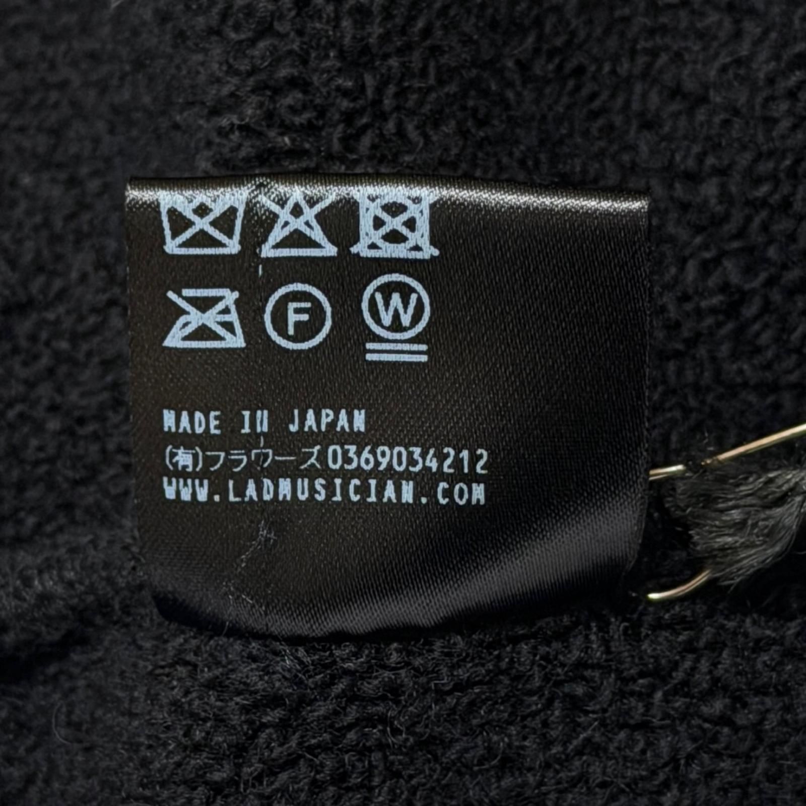 参考上代48400円 LAD MUSICIAN WOOL LOW GAUGE PAILE STAND BLOUSON 