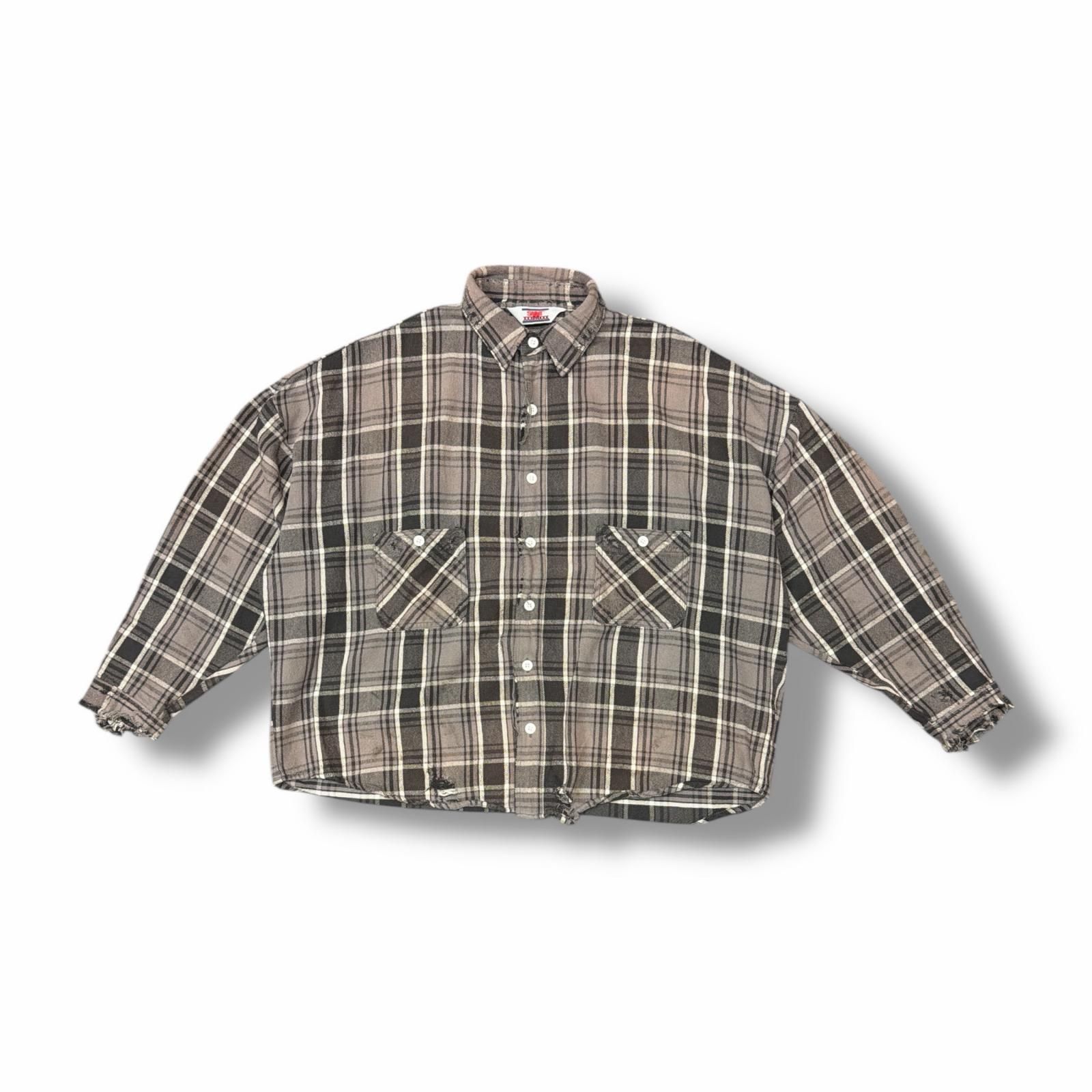 参考上代95700円 SAINT MICHAEL 24AW FRANNEL SHIRT フランネル