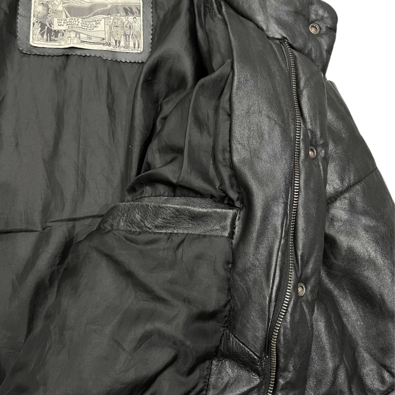 イタリア製 80s レザージャケット ライダース ヨーロッパ ショート丈 