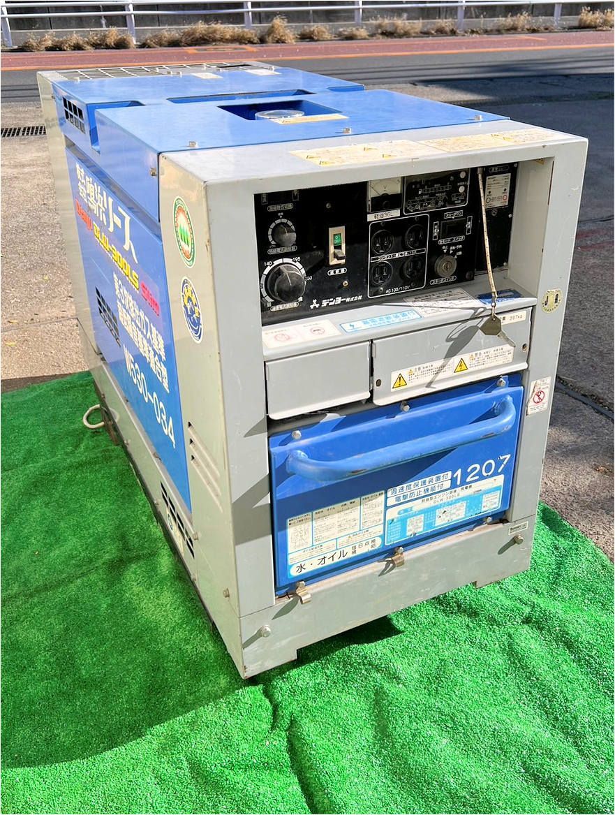 原則引取 関東圏の配送はご相談 直流エンジン溶接発電機 ウエルダー DLW-300 LS 超低騒音 点検整備済み 1664 h 鳴浜リース
