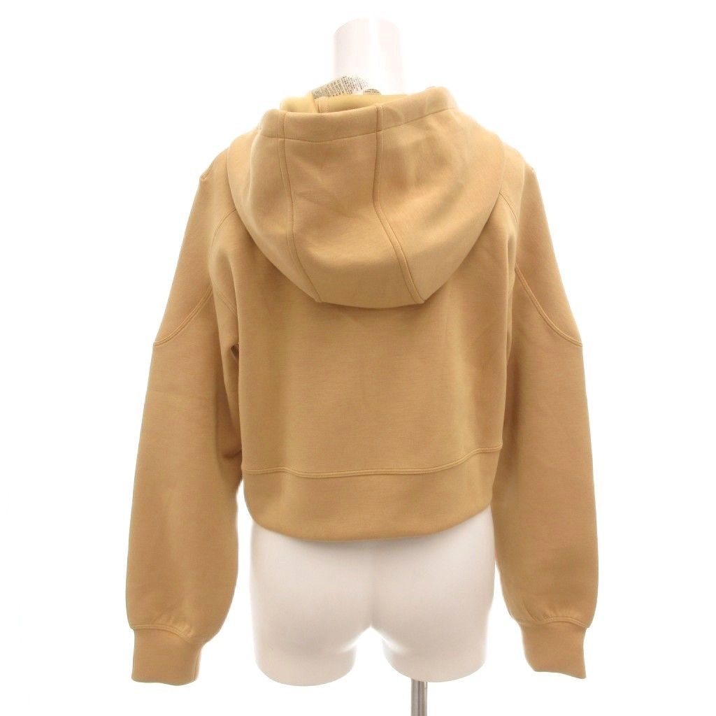 Lululemon サイズ6 ベージュ フード付きジップアップパーカー Lululemon サイズ6 ベージュ フード付きジップアップパーカー