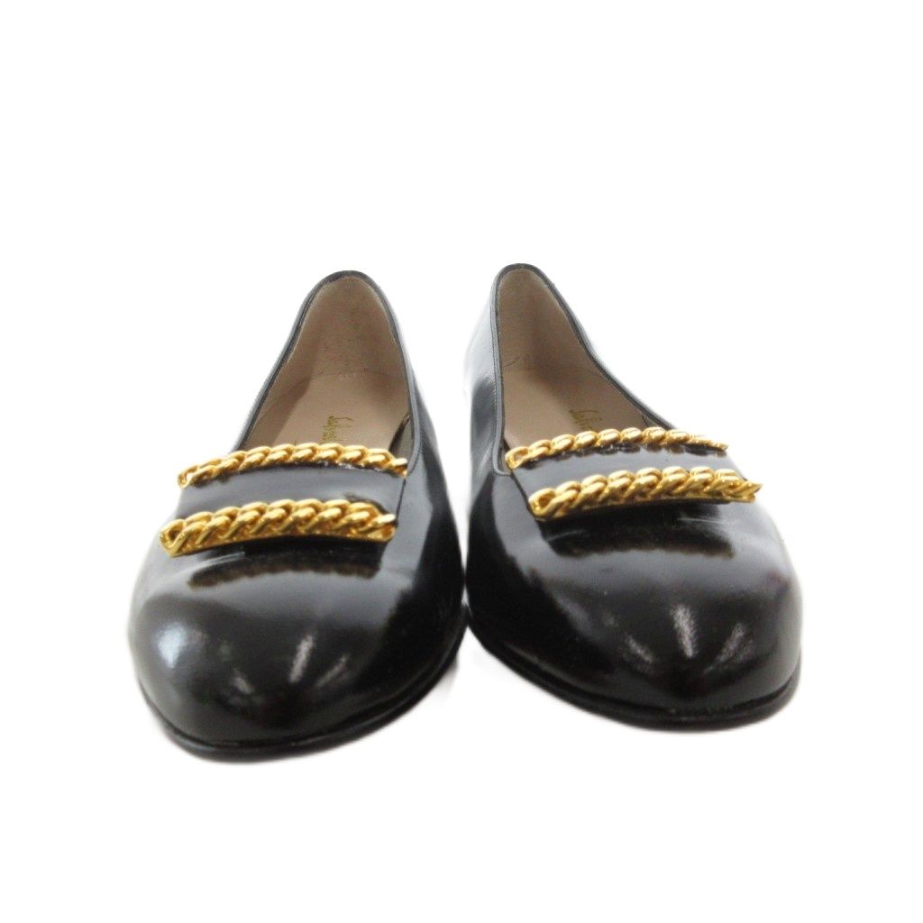 サルヴァトーレフェラガモ Salvatore Ferragamo パンプス エナメル 6.5