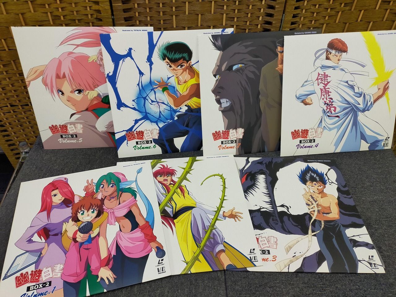 幽☆遊☆白書 レーザーディスク LD BOX1 BOX2 全巻セット 美品 冨樫
