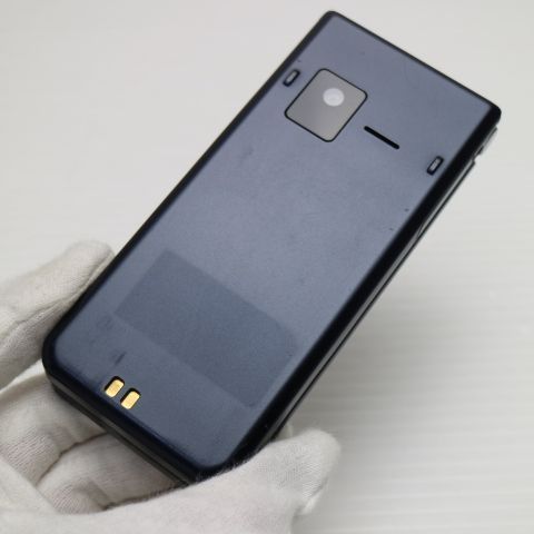 良品中古 arrows ケータイ ベーシック F-41C ネイビー スマホ 白ロム