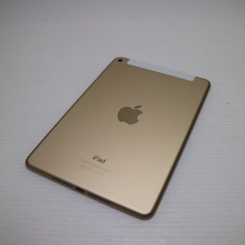新品同様 SIMフリー iPad mini 4 Cellular セルラー 128GB ゴールド