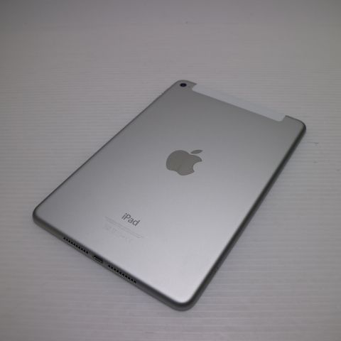 超美品 SIMフリー iPad mini 4 Cellular セルラー 128GB シルバー 即日